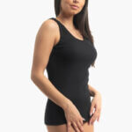 A.A UNDERWEAR Φανελάκι Φαρδιά Τιράντα Cotton Μαύρο - Image 3