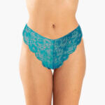 AA-UNDERWEAR Brazil Lace Plus Κιλοτάκι Τιρκουάζ