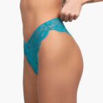 AA UNDERWEAR Brazil Κυλοτάκι Δαντέλα Τιρκουάζ - Image 3