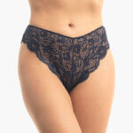 AA-UNDERWEAR Κυλοτάκι Lace Plus Brazil Σκούρο Μπλε
