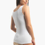 A.A UNDERWEAR Φανελάκι Plus Φαρδιά Τιράντα Cotton Λευκό - Image 2