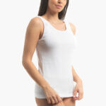 A.A UNDERWEAR Φανελάκι Plus Φαρδιά Τιράντα Cotton Λευκό - Image 3