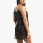 Α.A UNDERWEAR Babydoll από Διάφανο Ύφασμα και διακόσμηση Floral - Image 2