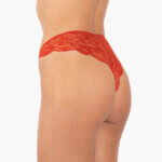 AA-UNDERWEAR Brazil Κυλοτάκι Δαντέλα Cotton - Modal Κόκκινο - Image 2
