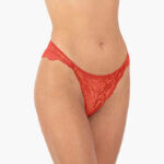 AA-UNDERWEAR Brazil Κυλοτάκι Δαντέλα Cotton - Modal Κόκκινο