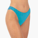 AA-UNDERWEAR Κυλοτάκι Brazil Plus Δαντέλα Cotton - Modal Τιρκουάζ - Image 2