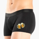 AA-UNDERWEAR Boxer Ανδρικό cotton-modal Μαύρο Beer