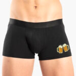 AA-UNDERWEAR Boxer Ανδρικό cotton-modal Μαύρο Beer - Image 4