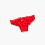 AA-UNDERWEAR Brazil Κιλοτάκι Φρου-Φρου από Τούλι, Κόκκινο - Image 3