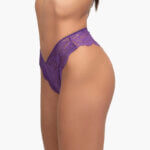 AA-UNDERWEAR Brazil Lace Plus Κιλοτάκι Μοβ - Image 3
