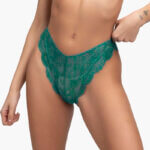 AA-UNDERWEAR Brazil Lace Plus Κιλοτάκι Πράσινο