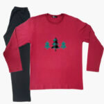 AA UNDERWEAR Πυτζάμα Ανδρική Interlock Christmas