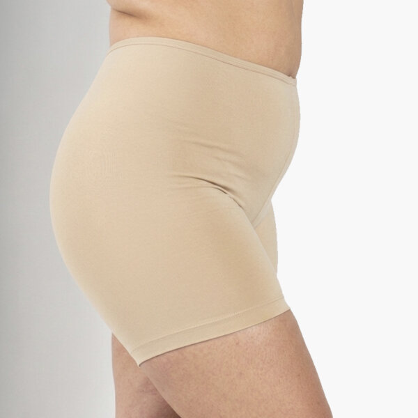 AA-UNDERWEAR Long mini κιλότα με πόδι Plus Cotton Μπεζ